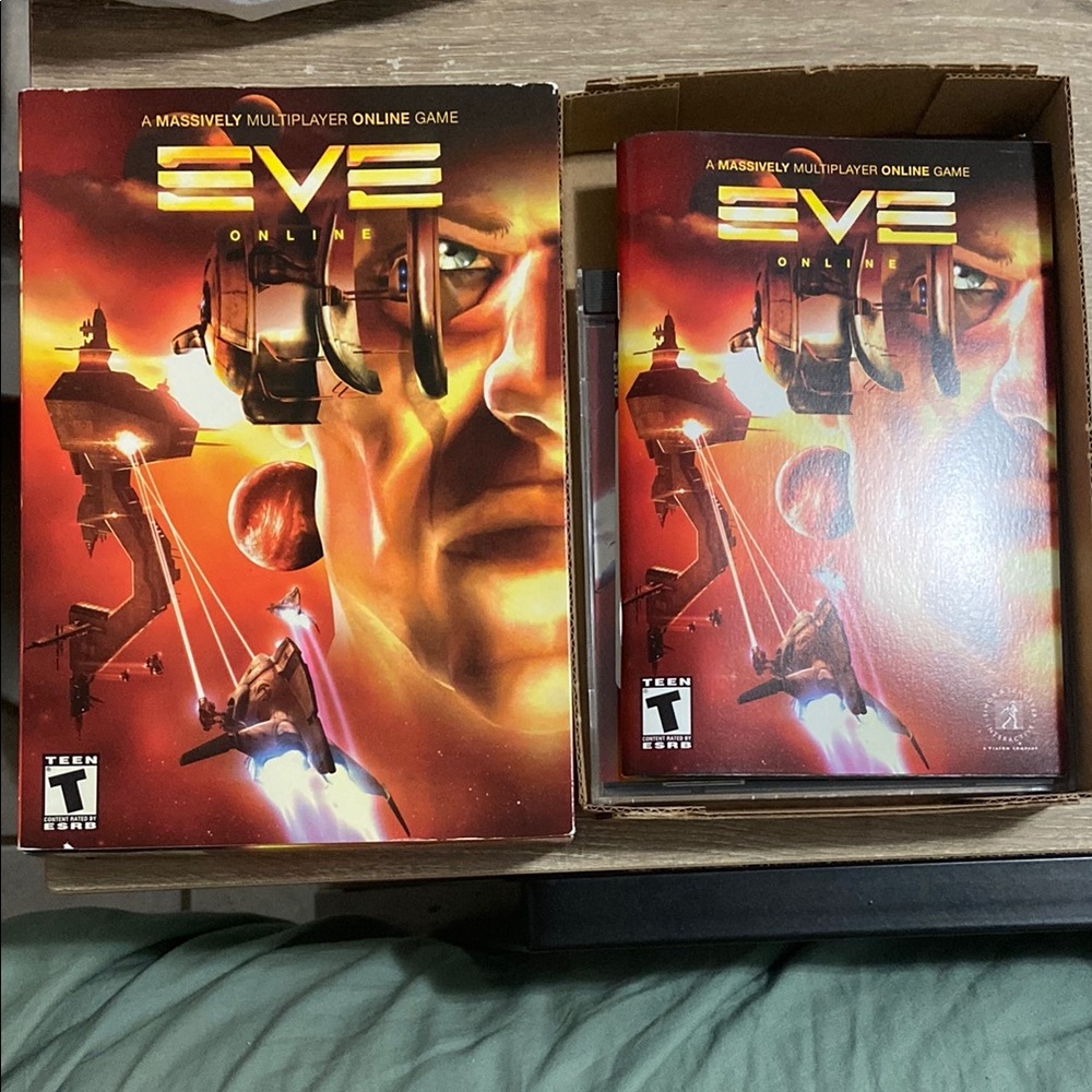 Vintage EVE: Online A Massively Multiplayer Online Game PC CD ROM Box Edition